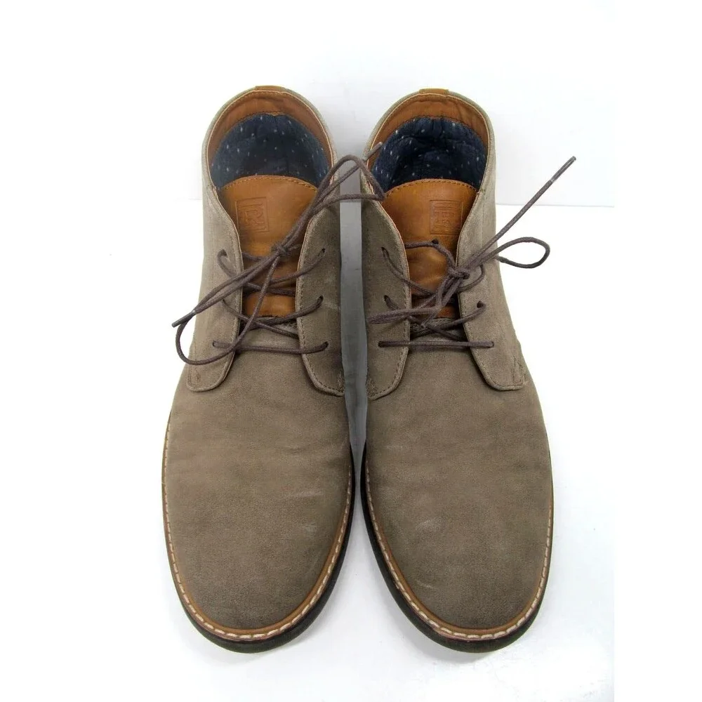 Rye By Hawker Rye Mens Olive Suede Chukka Boots Size US 10.5